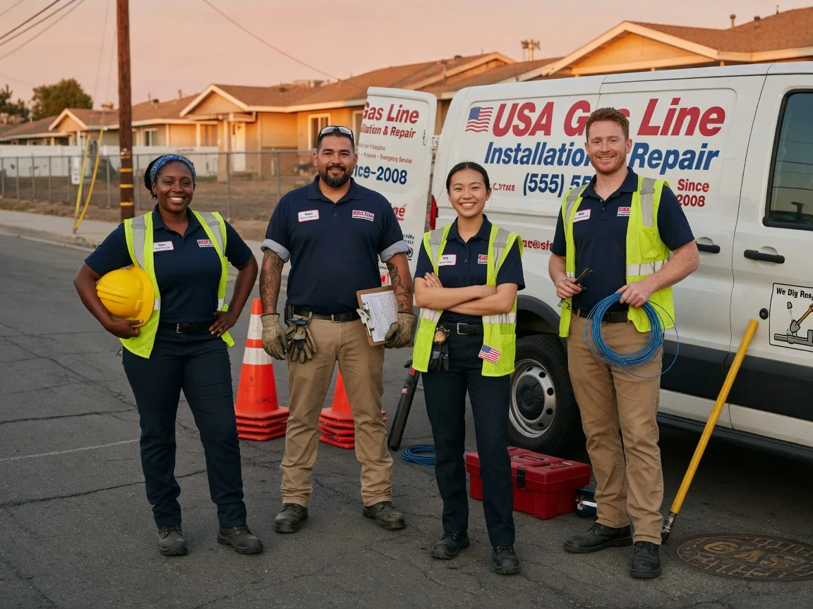 Gas Line Installation company in Brookesmith, TX